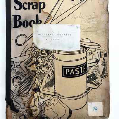 Scrapbook 'National Politics and Taxes' compiled by H. D. Maynard, c. 1930s