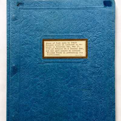 Report about foiling of intended bombing by Frank Bennett, 1956