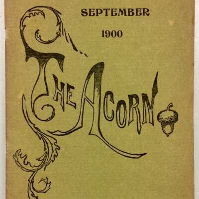 Alameda High School 'The Acorn - September 1900'