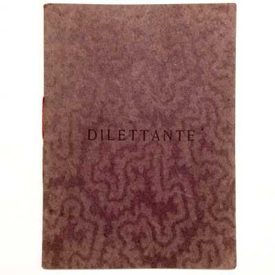August, 1900, edition of 'Dilettante', published at 848 Cedar Street