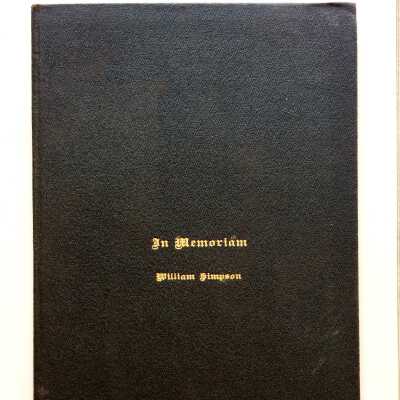 'In Memoriam, William Simpson', 1910