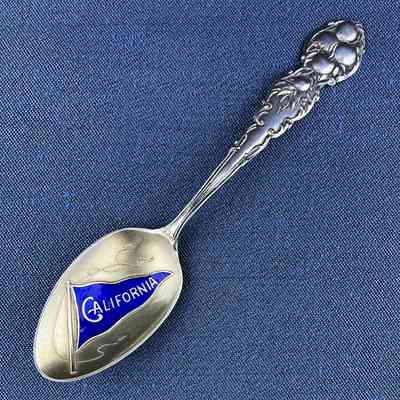 California state souvenir teaspoon of the Meyers family, c. 1900