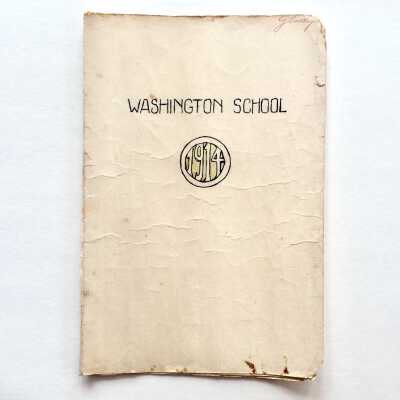 Program commencement exercise, Washington School, June, 1914