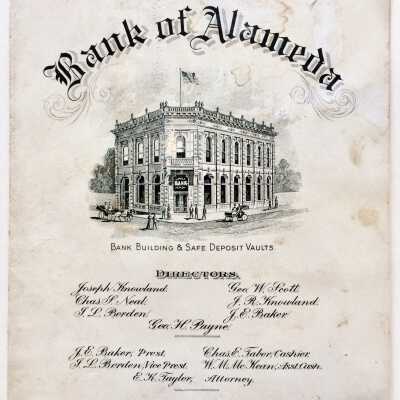 Bank of Alameda Pamphlet, 1906