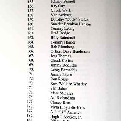 Table of Contents, Vol II, p.5