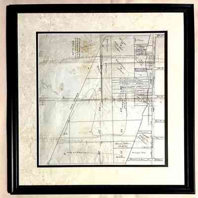 Neptune Beach Area Plot Plan, c. 1917