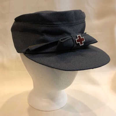 Grey Lady American Red Cross Uniform Cap of Alice Mclain, 1943-1945