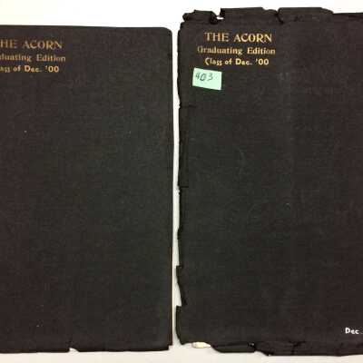 Alameda High School graduating edition of 'The Acorn', December 1900