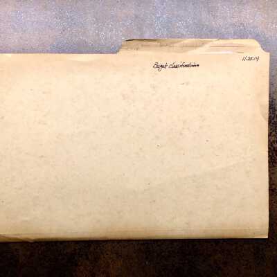 Folder with documents regarding City Budget for 1919