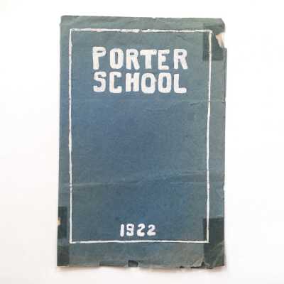 Porter school graduation program, 1922