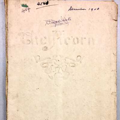 Alameda High School 'The Acorn', December, 1908