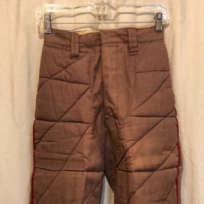 Lavender Football pants with red stripe, early 1900s
