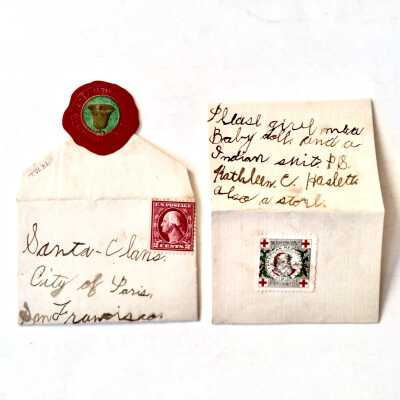 Letter to Santa Claus, by Kathleen Haslett, 1912