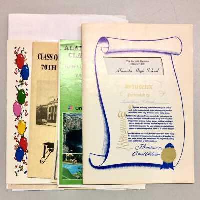 Class of 1933 Memorabilia of Ruth Pond, 1973-2003