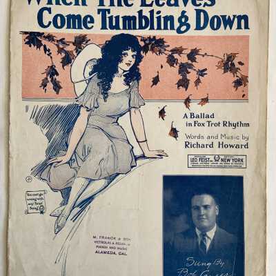 Music Score by Bob Causer, stamped by Franck & son, c. 1920s