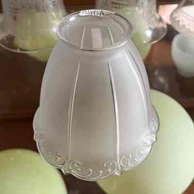 Glass Electric light shades by Gillinder, after 1909