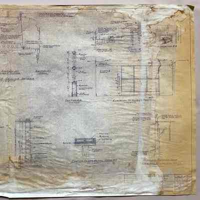 Architectural plans for alterations Planning Attorney's Office, City Hall, 1962