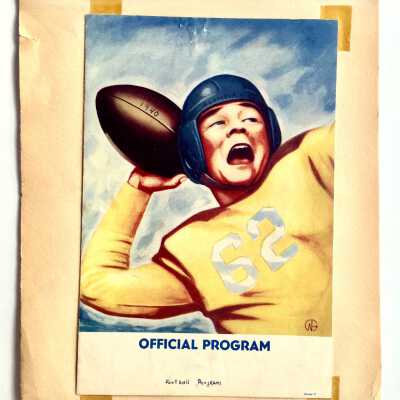 1940 high school football program