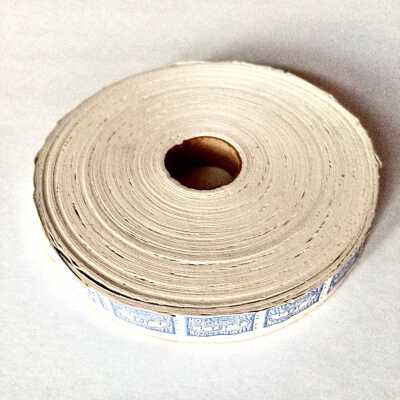 Unused roll of Alameda Coupon Association Merchant Stamps, 1990s