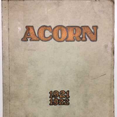 Alameda High School 'Acorn' Yearbook, 1921-1922