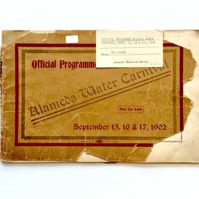 Program Alameda Water Carnival, opening Tidal Canal, 1902