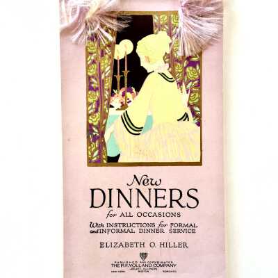 Recipe Booklet 'New Dinners for All Occasions', c. 1930