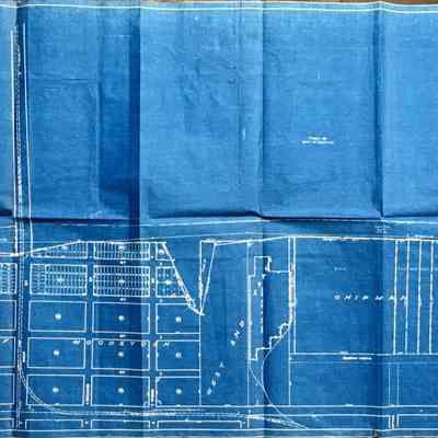 Map Woodstock, West End, and Chipman tract, prior to 1930