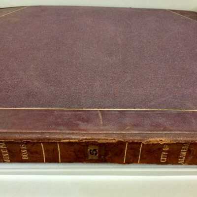 Municipal Bonds Ledger, Vol. 5, 1896-1934