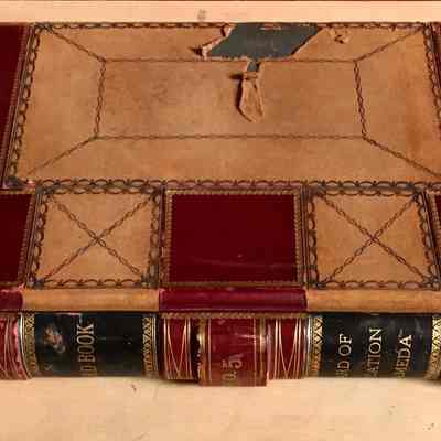 Ledger book with Minutes of the Board of Education, 1903-1905