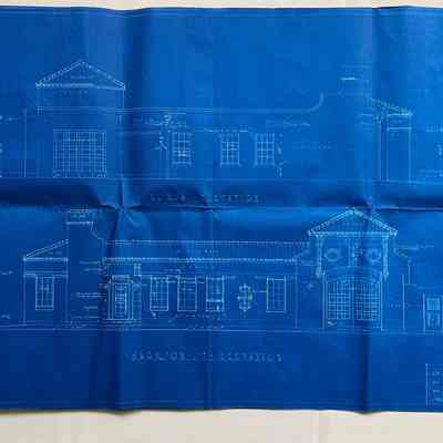 Blueprints for the Bungalow FireHouse No 5., Jackson Street, 1926