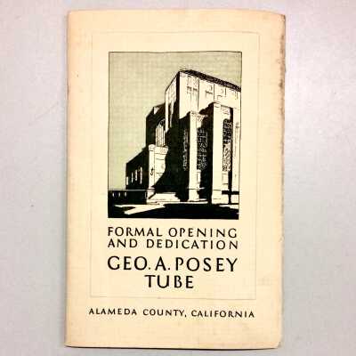 Posey Tube Dedication booklet of Geo Noble, 1928