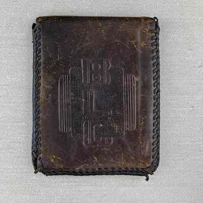 Monogrammed Wallet of Bobby Lee Clinton, c. 1940s