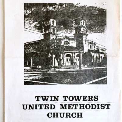 Photocopy of history of the Methodist Church, prior 1999