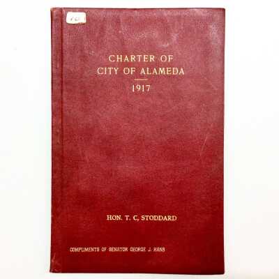 Charter of City of Alameda, 1917, of T. C. Stoddard