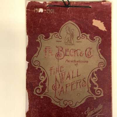 Beck & Company Wallpaper sample booklet, 1900-1901
