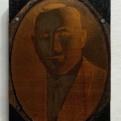 Printer's block of Otto Rittler, c. 1920s