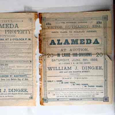 Real Estate flyer re property on Third (Sixth) Street, 1889