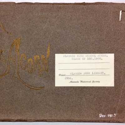Alameda High School 'The Acorn', of December 1905
