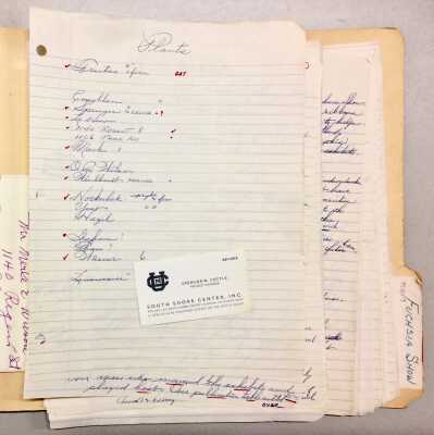 Correspondence etc. related to a Fuchsia Show, 1965