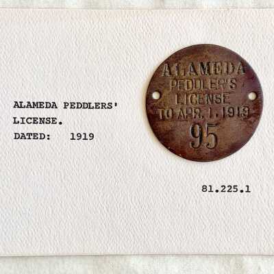 Peddler's License, 1919