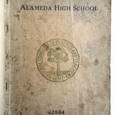 Alameda High School PTA cookbook, 1934