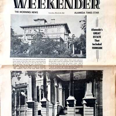 Edition of the Alameda County Weekender, about the Cohen Estate, 1965