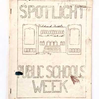 Lincoln School 'Spotlight' Newspaper, 1933