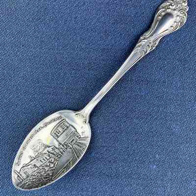 Pike's Peak - Colorado souvenir teaspoon from the Meyers family, c. 1900