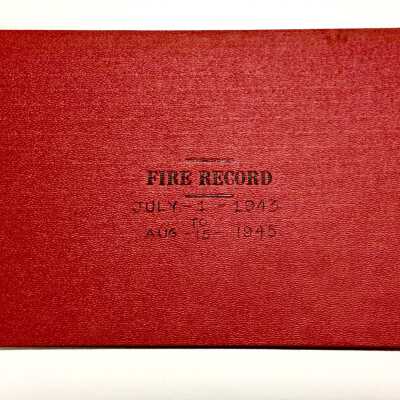 Fire Department Record of Fires Ledger, 1943-1945