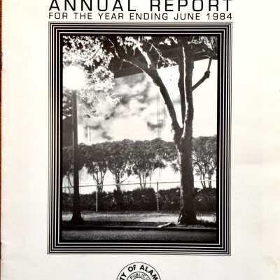 'Annual Report' for the Bureau of Electricity, 1984