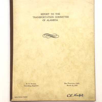 Report about Bus System in the City, 1929