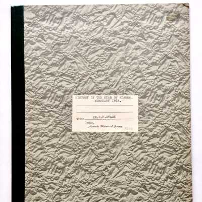 Typed History of the Star of Alaska, 1950