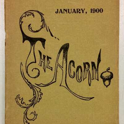 Alameda High School 'The Acorn', January 1900 edition
