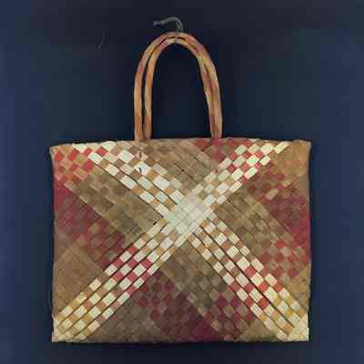 Samoan purse, given to Washington School students, c. 1920